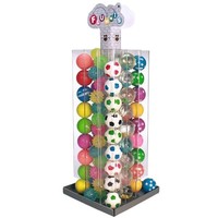 Flummi, verschiedene Sorten, Flummis teilweise leuchtend/mit Licht