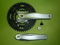 Shimano ALIVIO Kurbelgarnitur FC-M431 170mm 48/36/26Z Kettenradgarnitur NEU 4 KT