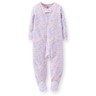 Carter's Pink & Blue Zebra Striped Fleece Blanket Sleeper Pajamas Girl Size 4T
