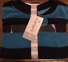 Carter's Blue Striped Fire truck Footed Pajamas Size 2T NEW!