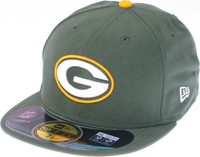New Era "Authentic Green Bay Packers On Field" Cap - green-white