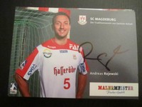 16464 Andreas Rojewski SC Magdeburg Handball original signierte Autogrammkarte