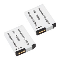 2er Set MTEC Akku für Nikon Coolpix S9300 / EN-EL12 - 1050mAh - Batterie Battery