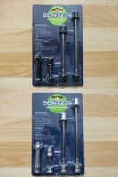 Contec Fahrrad Sicherheits Schnellspanner Security Plus silber oder schwarz 