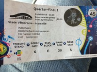 Sammler-Ticket: UEFA EURO 2016 #45 POLAND v PORTUGAL (QUARTER FINAL 1)