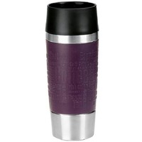 Emsa Thermobecher Travel Mug, 0,36 l, brombeer, Edelstahl Isolierbecher