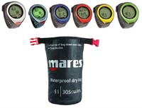 Mares Puck Pro Tauchcomputer Dive Computer mit 5 Liter Trockensack Dry Bag