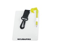 Scubapro Unterwasser-Schreibtafel mit Bleistift u. Karabinerhaken