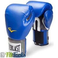 Everlast Pu Boxhandschuhe Pro Style blau, 10, 12, 14, 16 Unzen