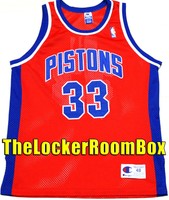 NEW WoW Authentic Grant Hill SZ 48 Gr XL PISTONS NBA Trikot Basketball Jersey