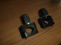 2 x Führung für bis Ø14mm Rollfockleine für Ø 25mm Bugkorb Reling 