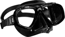 CRESSI Mask Low Volume Black Silicone Dive Spearfishing + Retail Box *NEW*