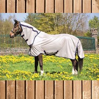 Horseware Mio Fly Rug, Amigo Mio Fly Rug Fliegendecke mit Halsteil, bronze-navy