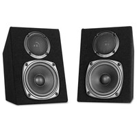 TOP 2 WEGE LAUTSPRECHER BOXEN PAAR MONITORBOXEN HIFI TONSTUDIO  SUBWOOFER 2x100W