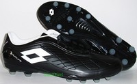 NEU Lotto Futura 500 FG Men Größe 40,5 Herren Nocken Fußballschuhe SCHWARZ