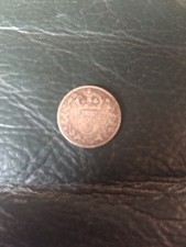 Queen Victoria 1900 Silver Threepence 3d coin