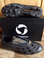 Aspero Classic 44 2/3 45 1/3 46 Herren Fußballschuhe Nocken NEU schwarz