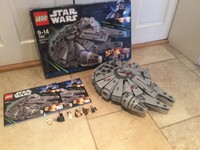 Lego 7965 Star Wars Millennium Falcon 2011 Now Retired 100% Complete ALL Figures