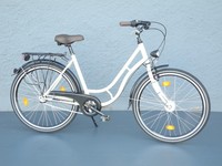 26" Zoll Damen Fahrrad 3 Gang Shimano Nexus Nabendynamo RETRO Classic beige