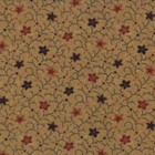 BY THE 1/2 YD~MODA~KANSAS TROUBLES FAVORITES II~9411-11~SM FLOWERS ON TAN