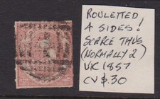 New listing
australia very old States victoria Rouletted 4 Sides