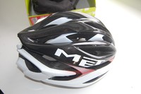 MET Road Helm SINE Thesis Gr. S  (52-55cm),  schwarz-weiss 