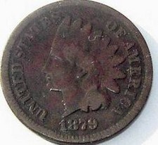 1879 Indian Penny - Some Strong Details and Date