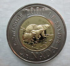 2000 Canada Toonie Path Of Knowledge Proof-Like Two Dollar Coin - A