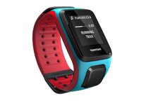 TomTom Runner 2 Music GPS Uhr (türkis/rot), breites Armband