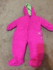 Faded Glory Girls Winter Bunting Snowsuit Size 6-9M Pink. New! 
