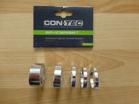 CONTEC Spacer-Set  Contec A-Head Spacer-Set 3 x 5,1 x 10, 1 x 15, 1 1/8" Silber