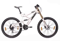 Rocker Vole 2.0 26 Zoll Mountainbike MTB Fully Enduro Weiß (2016)