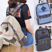 Damen Mädchen Schulranzen Backpack Rucksack Schule Tasche Freizeit Reise Bag Neu