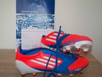 Original vorbereitete Adidas F-50 von S Escudero mit Zertifikat vom FC S 04.