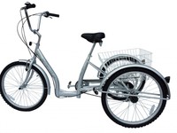 24" Zoll Dreirad für Erwachsene Erwachsenendreirad tiefer Einstieg Tiefeinstieg