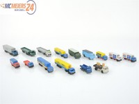 E4N113 Wiking Kibri NoName N 15x Sattelzug Pritsche Schöller Panalpina Konvolut