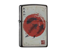 ZIPPO "JAPAN/ KOI" GRAY DUSK COLOR LIGHTER ** NEW in BOX **