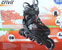  Kinder Softboot Inliner Mitwachsend Inlineskates Rollschuhe 32 33 34 35 36 NEU