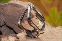 C6b 925 SILBER Ohrringe Ohrhänger Creolen gross Creole NEU