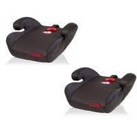 (1002) 2 x Auto-Sitzerhöhung Sitz-Erhöhung 15-36 kg Heyner Capsula Farbe Schwarz