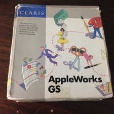 Vintage--Claris Appleworks for GS-- complete with box