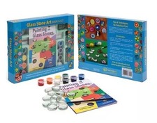 Glass Stone Art Book & Kit *Diy Painting Glass Stones*