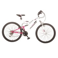 Muddy fox Damen Shimano Fahrrad Mountainbike 26 Zoll Rad MTB Bike weiß-rosa Neu