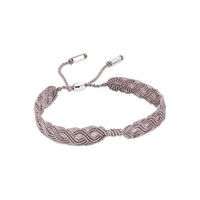 Pandora "Macramé Armband " Sterling Silber Stoffarmbänder 590711CLP-S2 Lila