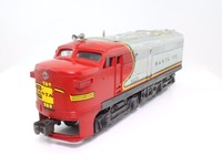 alter Lionel Santa Fe 8020 Triebwagen Diesel-Lok Spur 0 - LÄUFT!