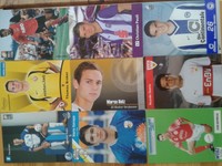 9 x Original Autogrammkarten, verschiedene Teams, keine Doppelten, unsigniert. 4