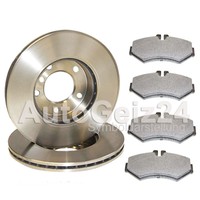 BREMSSCHEIBEN 260mm + BREMSBELÄGE BREMSEN SATZ VORNE OPEL COMBO + MERIVA + TIGRA