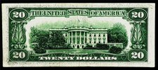 1950-A $20 Frn *Star* Federal Reserve Currency Note ~ Offset Error