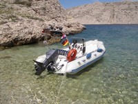 Schlauchboot Zodiac Medline 1, 70 PS Ausenborder,Boot anhängen und in den Urlaub