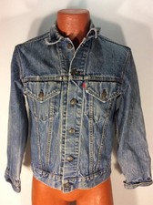 Good Condition Vintage Levi'S Mens 70s Mid-80s Denim Jean Jacket Coat Trucker